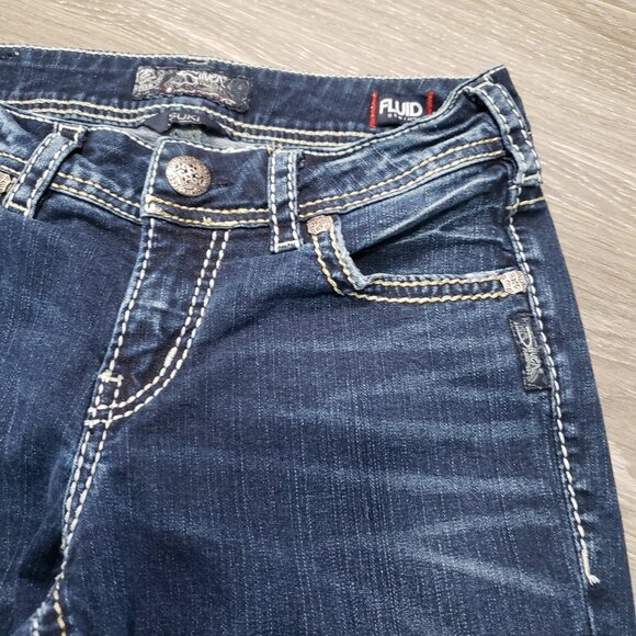 Like 🆕 Silver Jeans - Suki Mid Capris - Picture 5 of 13